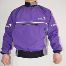 서핑슈트 Lenfun 세미 드라이 탑 스프레이 재킷 방수 케이지 패들 카약 카누 세일링 낚, 빨간+M