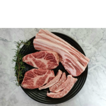 이베리코 모듬 꽃목살 목살 항정살 돼지고기 스페인 삼겹살 세트 1kg