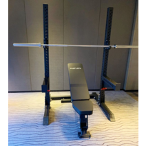 홈트 스쿼트랙 벤치프레스 랙 바벨봉 거치대 헬스, 에이치로락크단독1조