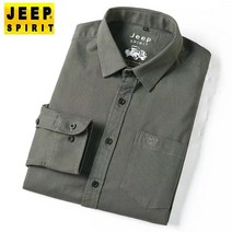 지프 JEEP SPIRIT 남성 긴팔 셔츠 캐주얼 순면 프리미엄 밀리터리룩 셔츠