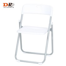 도리퍼니처 스마트 접의자 / 사출 플라스틱 행사 강당 접이식 간이 보조 의자, 화이트