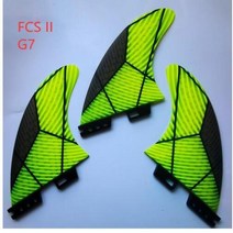양양서핑강습 F II I 에폭시 서핑 보드 핀 트라이 세트 G5 G7 액세서리 더 큰 M L, FC II G7
