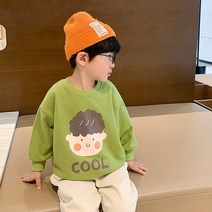 베스더스 아동 봄 맨투맨 티 간절기 캐릭터 티셔츠 등원룩