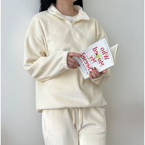 리얼프리 하이넥 양털 반집업 아노락 (2컬러)