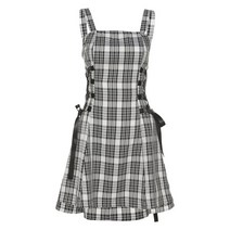 체크무늬 IRREGULARBLOUSECHECKDRESSSUIT 언발 블라우스 원피스코디세트 여성 4800855048