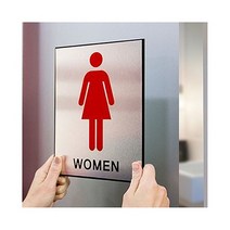 여자 화장실 표지판 간판 알루미늄명판 셀프간판, 상세페이지 참조