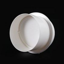 인라인 팬 소형 시로코 무소음 파이프 드래프트 차단기 backdraft 댐퍼 환기 덕트, 150mm