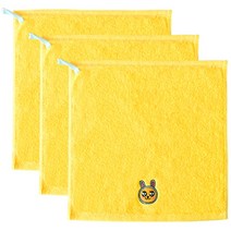 카카오프렌즈 고리 주방타올, 옐로우(무지), 3개