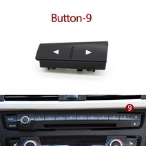 차량 에어컨 부품 대시 보드 에어컨 환기 조정 CD 플레이어 제어 AC 버튼 수리 키트 BMW F20 F21 F22 F30, 09 Button-9