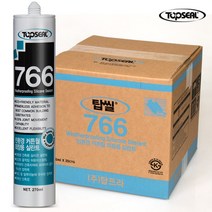 다우몰 외장용 실리콘 탑프라 766 박스(25개입) 외부용 판넬 창호 알루미늄 커튼월 방수 조인, 회색