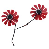 2pcs 85mm RX-570-RS RX-580-RS FD10U12S9-C 팬 XFX RX470 RX570 RS RX580 RS 비디오 그래픽 카드 냉각 교체