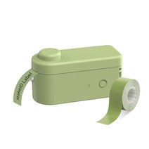 MakeID 라벨프린터 L1-A HD 300DPI 라벨기 네임택 가격표 블루투스 연결 메이크아이디 휴대용라벨기 라벨스티커기계, 그린 L1-A