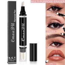 Cmaadu 픽서 메이크업 리무버 펜 편리하고 빠르게 아이 라이너 립 마스카라 브로우 고정 교정 제거 딥 클린, 01 Makeup Remove Pen
