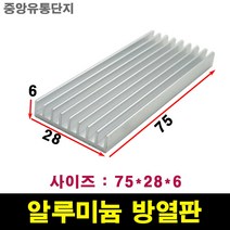 JINHA 방열판 알루미늄 방열패드 방열시트 75*28*6