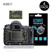 니콘 D750 D500 DF D810 D800 D610 D600 디지털 카메라 용 4 팩 셋톱 패널 카메라 LCD 보호 필름 화면 보호기, [02] D750