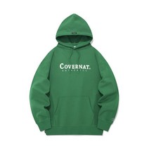 커버낫COVERNAT 어센틱 로고 후디 그린 CO2301HD02GN