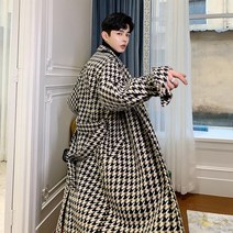 SAMARA 가을 스트릿 패션 트렌치 버클 허리끈 복고풍 코트