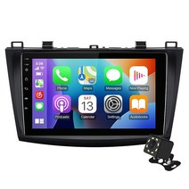 9-Inch IPS Touchscreen Android 10 Car Stereo for Mazda 3 2010-2013 with Wireless CarPlay & Auto 2+32