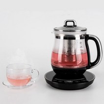 오오앤 차탕기 중탕기 전기 유리 약탕기 가정용, 단일상품(블랙)