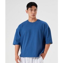 허그본 무지 7부 오버핏 반팔 5컬러
