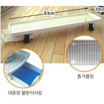 모던선반 무거운 바퀴달린 물빠짐 선반 아파트, 1개