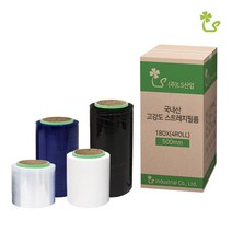 (무료 재단 슬리터 공업용랩 1박스) 잘 풀리는 스트레치필름 포장랩 산업용 자동 파레트 롤포장, 1BOX - 10등분(50mm), 슬리터 투명 23T-230M