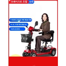 어르신전동차 전기차 농가 시골 세발 스쿠터, 24V, (엄마랑)250W20AH 리튬 60마일