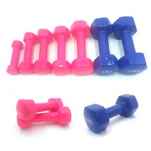 케이필 육각 덤벨 미용 아령 세트 0.5 ~ 6kg / PVC 고무 덤밸 손 목 팔 가슴 어깨 근 운동 추천 홈트 헬스 6각 기구 예쁜 핑크 컬러 학교 가정 소형 맨 력 장 양, 0.5 kg 2개 1세트, 1개