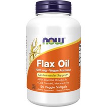 Now Foods 나우푸드 아마씨 오일 1000mg 120정 164879