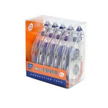 알파 수정테이프 ACT-1158 5입 수정펜 화이트 볼펜지우개, 수정테이프ACT-1158/5입