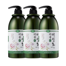 더블모 어성초 두피 샴푸 플로럴향, 1000ml, 3개