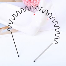 웨이브 마운틴 철사 머리띠 남여공용 헤어밴드, 상세페이지 참조