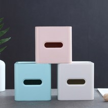 온통온유 미니각티슈케이스 두루마리 휴지 디스펜서 사각 각 곽 티슈통, 핑크