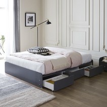 슬립스토아 코디 헤드리스 수납 침대 릴렉스70T SSQK, 그레이