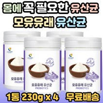 모유 유래 유산균 모유유래유산균 프리 프로 바이오틱스 LGG 유산균 보장균수 장건강 비피더스 프락토올리고당 30대 40대 50대 60대 중년 노년 여성 남성 여자 남자 추천, 4개, 1통(230g)