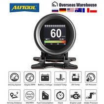 autool x60 obd2 display speedmeter tachometer 배터리 전압 물 오일 온도 게이지 압력 마일리지 자동 스캐너 hud, 협력사