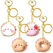 DIY 몰랑 뚱카롱 키링 만들기 키트, 단품