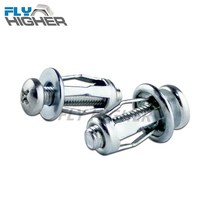 콘크리트 석고보드 석고 스크류 토우 앙카 볼트 m5m6m8 잭 너트중공 벽 철 피부용 나사 자동차 금속 나사 꽃잎 너트, m4 15개