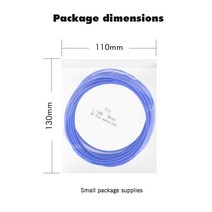 3D 펜 프린팅 필라멘트 PLA 10M 1.75mm 용품 장난감 교육 선물, 06 PLA Black 10M