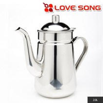 올콕러브송 크라운 스텐 포트 2.0L 워터롱 주전자 뷔페 호텔 물주 레스 부페 업소용+allcokㅍㄱ, 이상품이좋아요