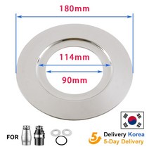 폐기물 처리기 음식물 분쇄기 가정용 씽크대 업소용 안전한 센서방식 180mm 어댑터 쓰레기 처리 기계 액세서리 원격 제어 스테인레스 스틸 분쇄기 그라인더 주방 용품