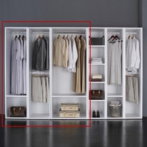 기타 바보사랑[로쏘][로쏘]아드레1900 맞춤형 드레스룸 시스템장 세트[무료배송], A타입