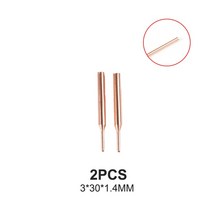동용접봉 동용접 용접봉 1mm 2mm 스폿 용접봉 바늘 알루미나 구리 전극 용접기 1pc 또는 2pcs, 04 A4