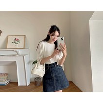 모더프 썸머 스판 모달 7부 티셔츠