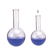 유리 둥근플라스크 100ml 1개 과학실험 실험재료 비커 초자류