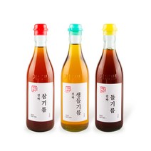 우리동네 방앗간 국산 참기름 들기름 350ml, 국내산 들기름 대용량 350ml