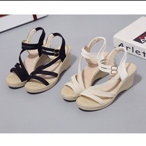 시둥마켓 +[시둥마켓]+_ 토오픈샌들 캐주얼샌들 낮은굽샌들 스트랩샌달 여성웨지샌들 통굽샌들