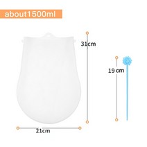 제빵발효기 빵발효 도우건 도우컨디셔너 15KG 실리콘 반죽 가방 밀가루 믹서 빵 과자 피자 주방 도구 다목적