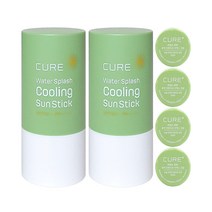 김정문알로에 큐어 쿨링 선스틱 SPF50+ PA++++ 23g + 2종 체험키트, 2세트