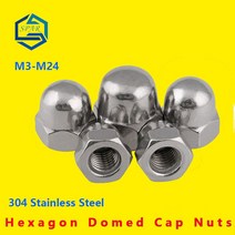 팝너트 블라인드너트 캡너트 장식 커버 반원 도토리 304 스테인레스 스틸, 10 M18 (1pcs)